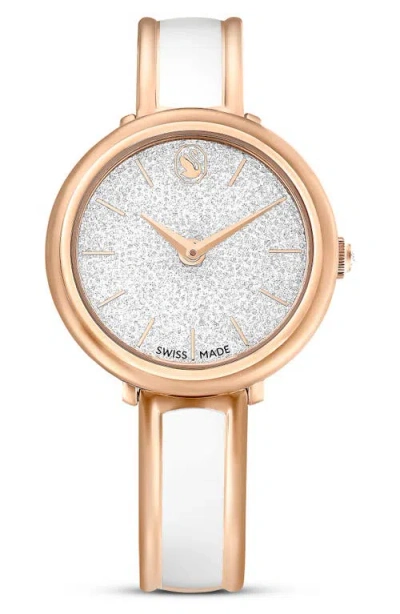 Swarovski Crystalline Braclet Watch, 32mm