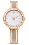 Swarovski Crystalline Braclet Watch, 32mm In Gold