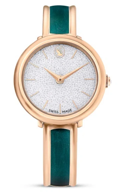 Swarovski Crystalline Braclet Watch, 32mm
