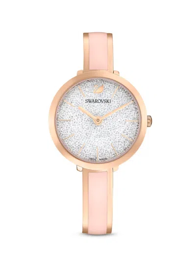 Swarovski Crystalline Delight Watch In Pink