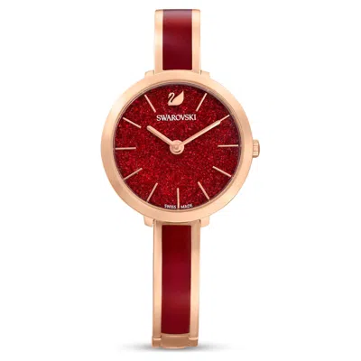 Swarovski Crystalline Delight Watch In Red