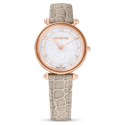 Swarovski Crystalline Wonder Watch In Beige