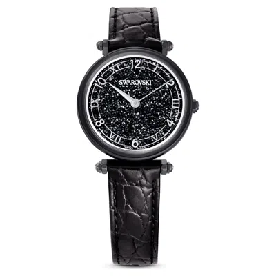 Swarovski Crystalline Wonder Watch In Black