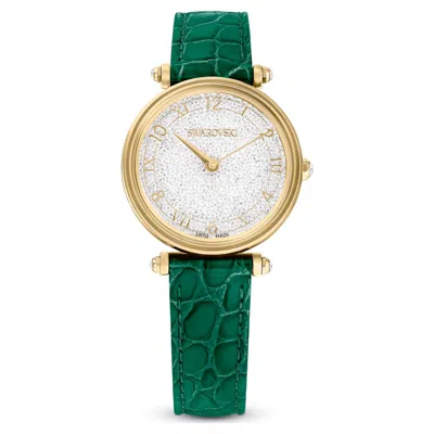 Swarovski Crystalline Wonder Watch In Green