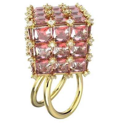 Swarovski Curiosa Cocktail Ring In Gold