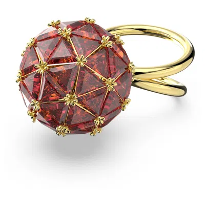 Swarovski Curiosa Cocktail Ring In Red