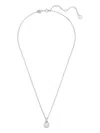 Swarovski Cushion-cut Crystal Necklace In Metallic