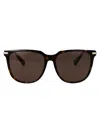 Swarovski Dark Havana Acetate Sunglasses In Brown