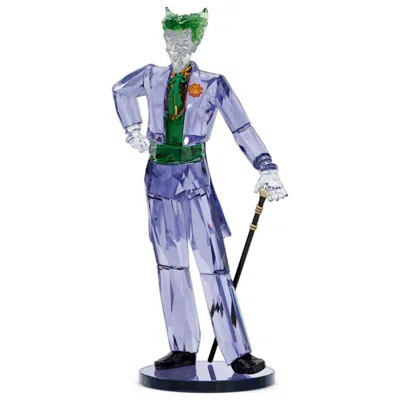 Swarovski Dc The Joker Figurine In Blue