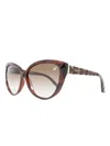 Swarovski Delicious Sunglasses In Braun