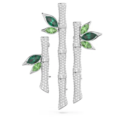 Swarovski Dellium Brosche In 綠色