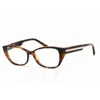 Swarovski Demo Cat Eye Ladies Eyeglasses Sk5391 052 53
