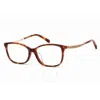 Swarovski Demo Square Ladies Eyeglasses Sk5412-f 052 55