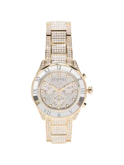 Swarovski Dextera 36mm Watch In Gold
