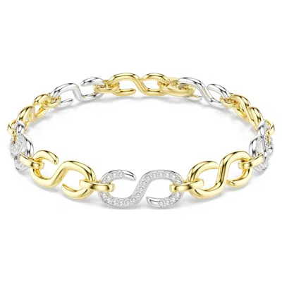 Swarovski Dextera Round Cut Bracelet In Transparent