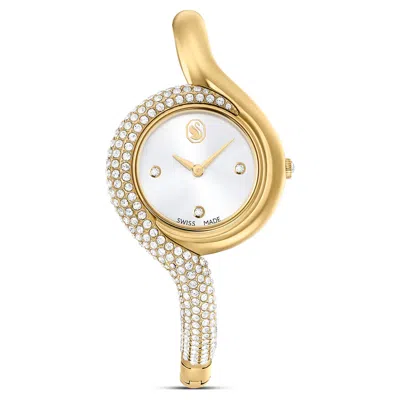 Swarovski Dextera Asymmetric Watch In Gold Tone