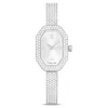 Swarovski Dextera Bangle Watch In Silver Tone