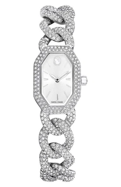 Swarovski Dextera Bracelet Watch, 44mm In Silver