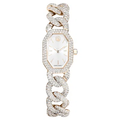 Swarovski Dextera Chain Watch In White