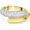 Swarovski Dextera Cocktail Ring In Gold