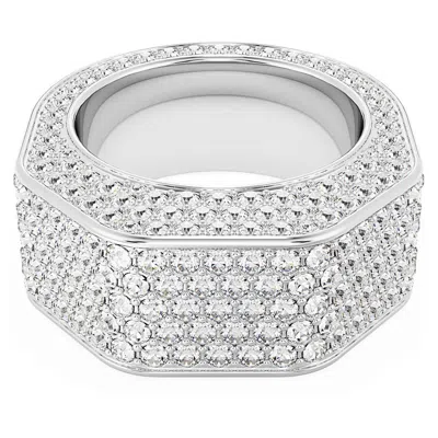 SWAROVSKI SWAROVSKI DEXTERA PAVE OCTAGON SHAPE COCKTAIL RING