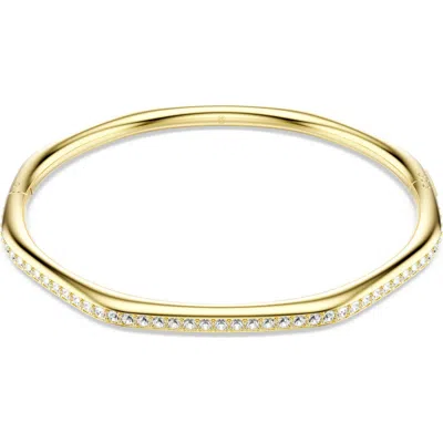 Swarovski Dextera Crystal Bangle In Gold