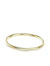 Swarovski Dextera Crystal-embellished Bangle Bracelet In Gold