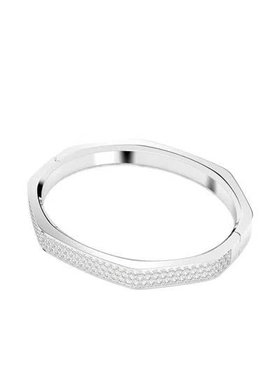 Swarovski Dextera Crystal-embellished Bangle Bracelet In Metallic