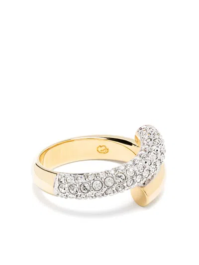 Swarovski Dextera Crystal-embellished Ring In Gold