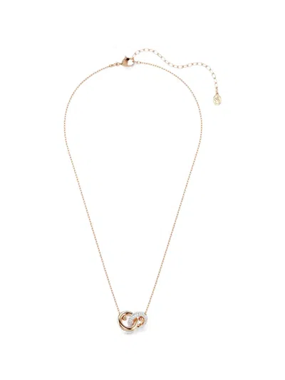 Swarovski Dextera Crystal-embellished Necklace In Gold