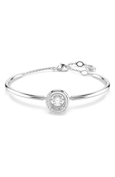 SWAROVSKI SWAROVSKI DEXTERA DANCING CRYSTAL CHARM BANGLE BRACELET