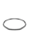 Swarovski Dextera Faceted Crystal-embellished Bangle In Gray
