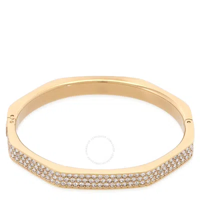 Swarovski Dextera Gold-tone Plated Octagon Bracelet In White