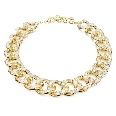 Swarovski Dextera Embellished Necklace In White