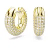 Swarovski Dextera Hoop Earrings In White