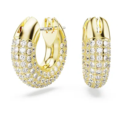 Swarovski Dextera Hoop Earrings In White