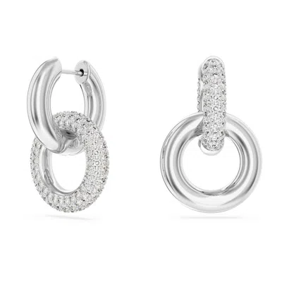 SWAROVSKI DEXTERA HOOP EARRINGS