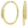 SWAROVSKI DEXTERA HOOP EARRINGS