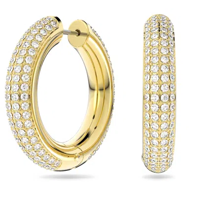 Swarovski Dextera Hoop Earrings In White