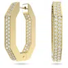 Swarovski Dextera Crystal Pave Geometric Earrings In White