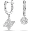 Swarovski Dextera Mismatch Drop Hooop Earrings
