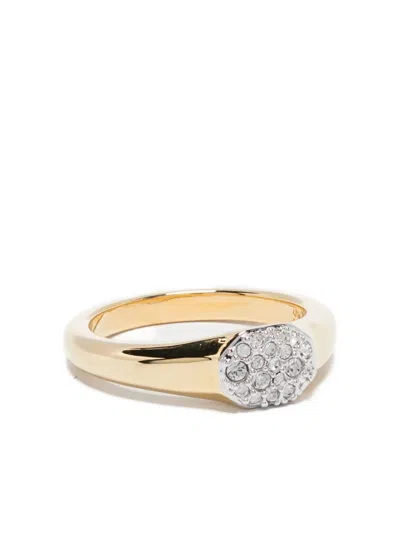 Swarovski Dextera Mixed-cut Crystals Ring In Gold
