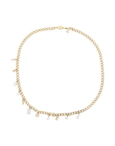Swarovski Dextera Necklace, Mixed Cuts, White, Gold-tone Plated Woman Necklace Gold Size -