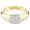 Swarovski Dextera Octagon Gold-tone Plated Ring
