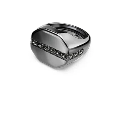 Swarovski Dextera Octagon Ring In Black