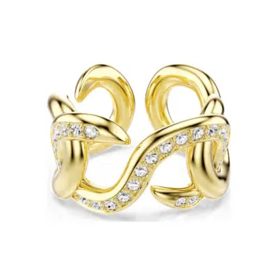 Swarovski Dextera Open Round Cut Ring In Neutral