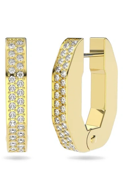 Swarovski Dextera Hoop Earrings In Gold