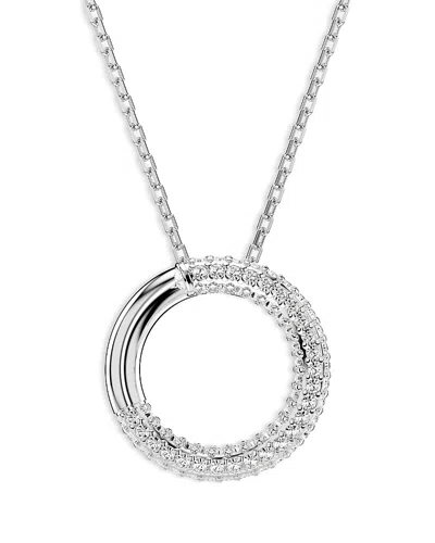 SWAROVSKI DEXTERA PAVE PENDANT NECKLACE, 19.75