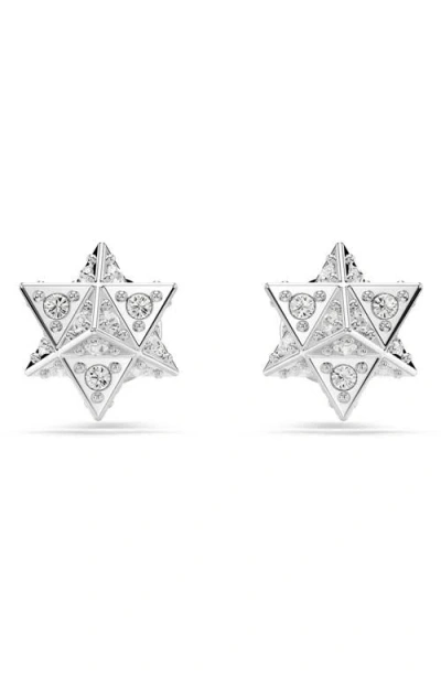 SWAROVSKI SWAROVSKI DEXTERA PAVÉ STAR STUD EARRINGS