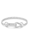 Swarovski Dextera Pavé  Crystal Chain Bracelet In Multi